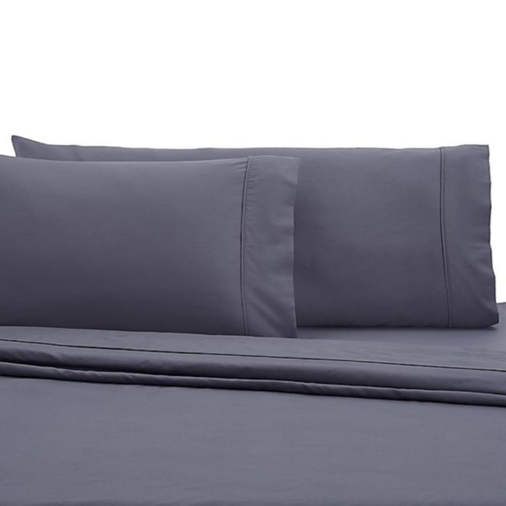 100% Egyptian Cotton 2 Pack Pillowcases Standard/Queen